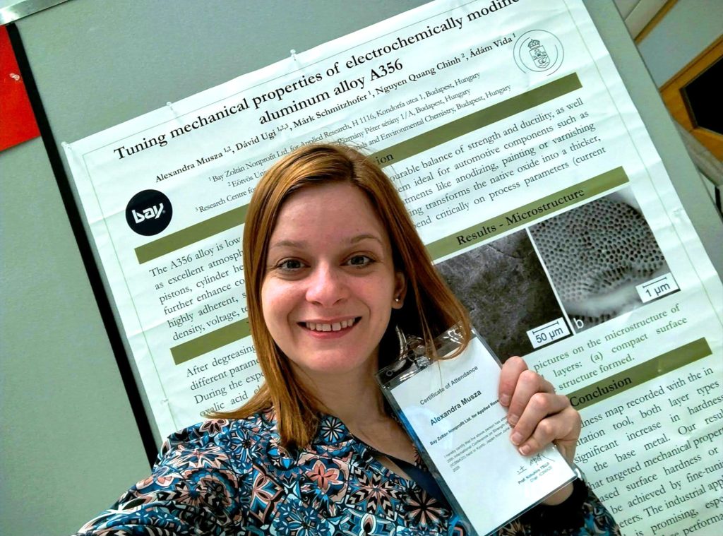 Nemzetközi anyagtudományi konferencián képviselte a Bay Zoltán Kutatóközpontot Musza Alexandra kutató Japánban Bay Zoltán Kutatóközpont